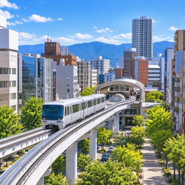 レンガの歩道を歩く足元